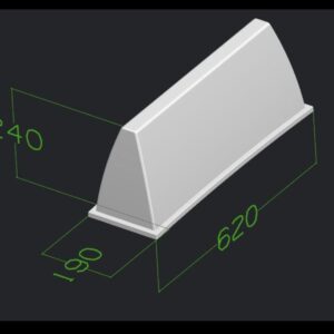 Driving school roof sign 62*19